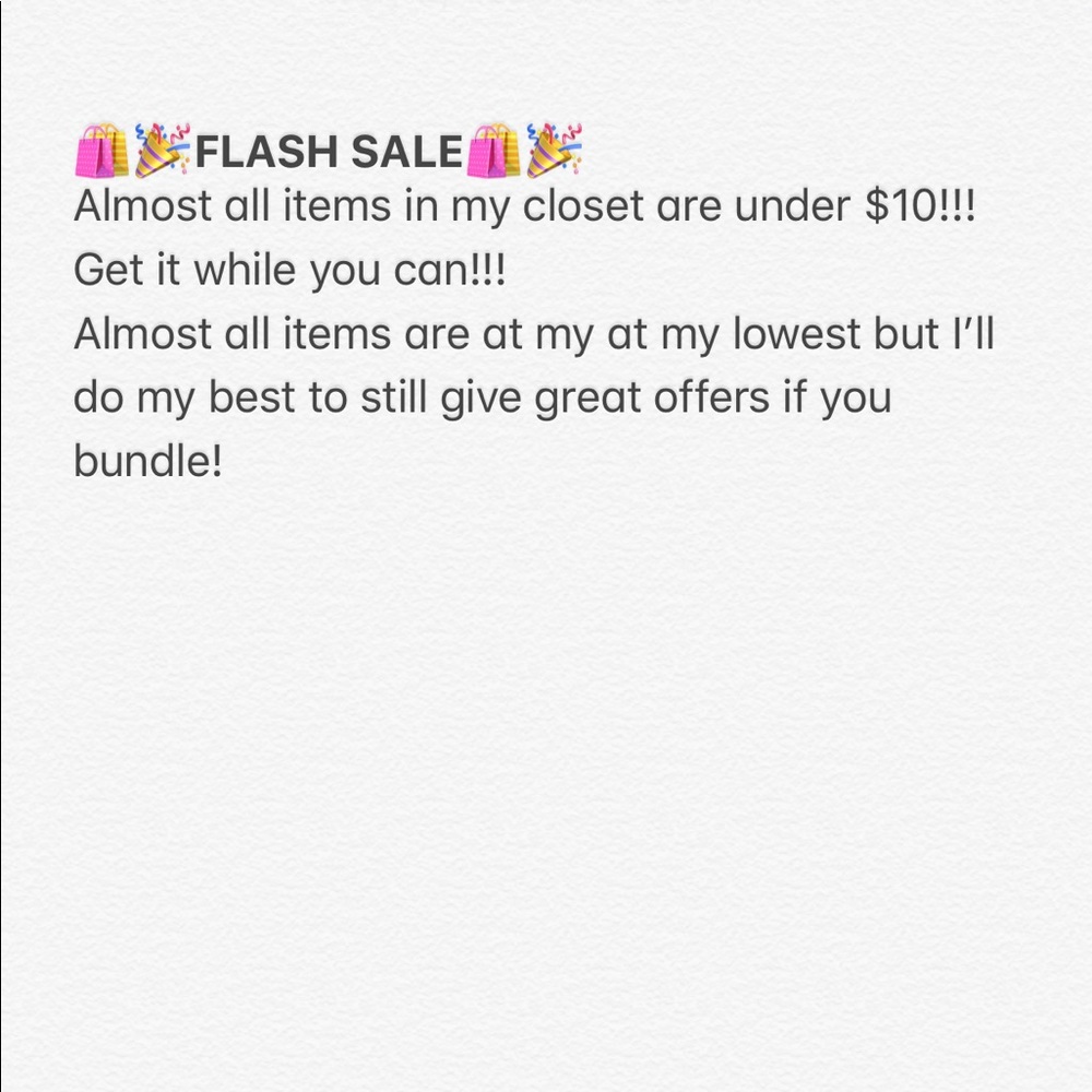 Almost all items under $10!!!